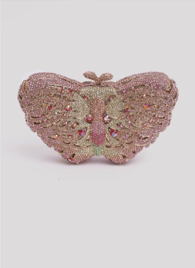 Clutch farfalla gioiello con swarovski Mariella Gennarino
