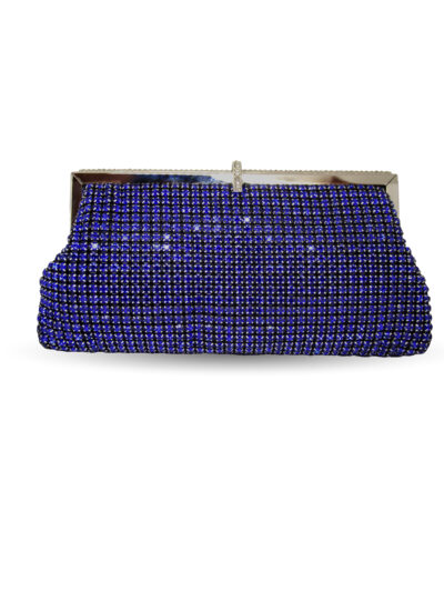 borsa brillantini blu magliaver